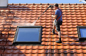 Cleaning a Roof in Scarcliffe